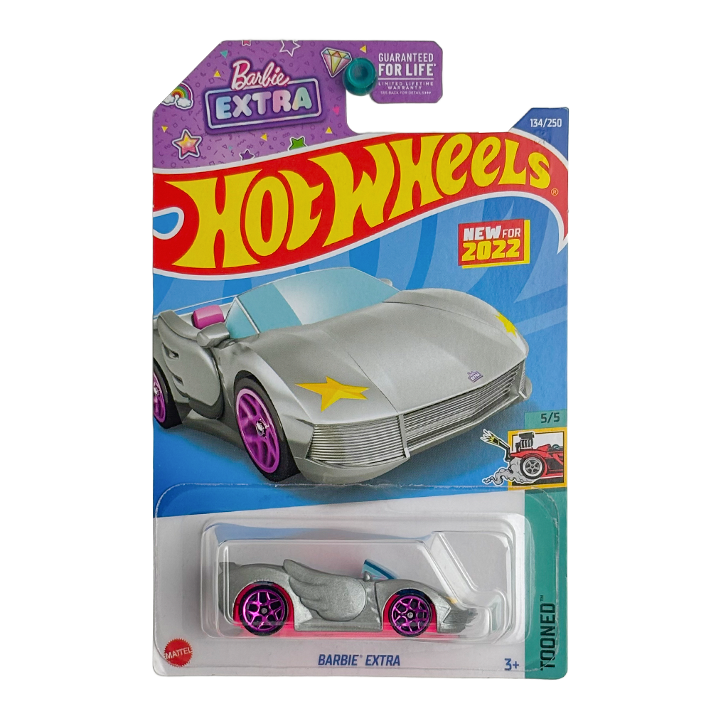 Hot Wheels: Silver Barbie Extra - New for 2022 (HW Tooned)