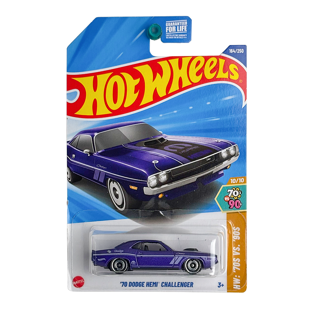 Hot Wheels: 1970 Dodge Hemi Challenger - Purple (HW '70s vs '90s)