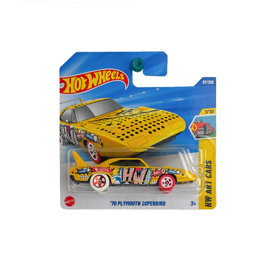 Hot Wheels: 1970 Plymouth Superbird - Yellow (HW Art Cars)