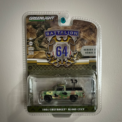 Greenlight: 1984 Chevrolet M1009 CUCV - Battalion 64 (Series 3) image 0
