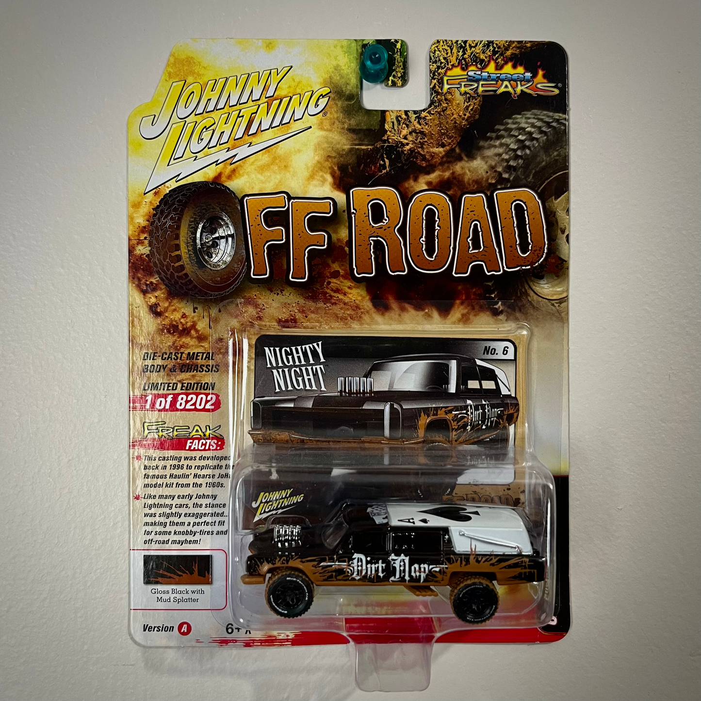 Johnny Lightning: Off Road - "Nighty Night" Custom Haulin' Hearse (Release 2) image 0