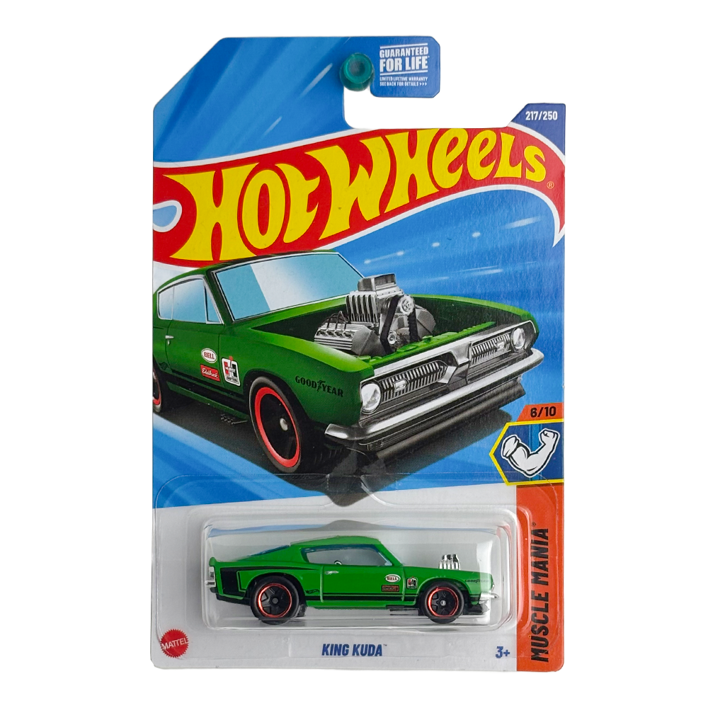 Hot Wheels: King Kuda - Green (Muscle Mania)