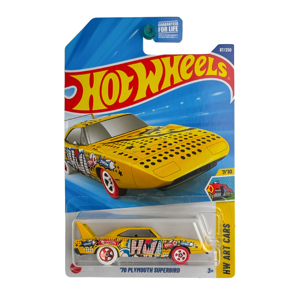 Hot Wheels: 1970 Plymouth Superbird - Yellow (HW Art Cars)