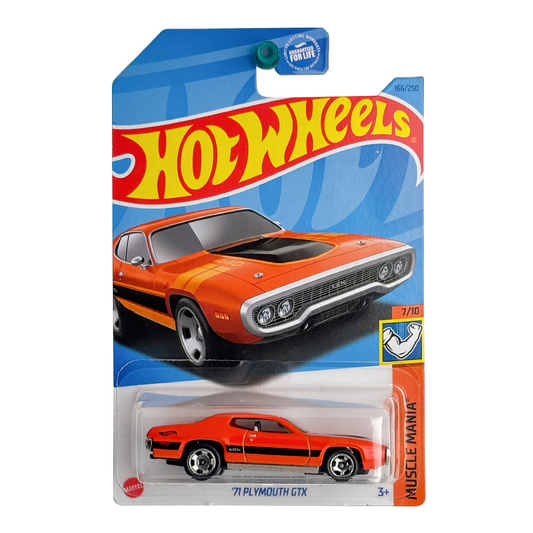 Hot Wheels: 1971 Plymouth GTX - Orange (Muscle Mania)