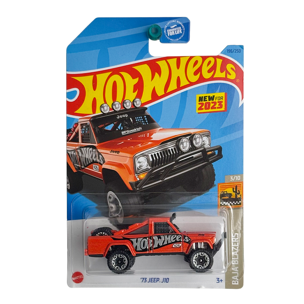 Hot Wheels: 1973 Jeep J10 - Orange (Baja Blazers)