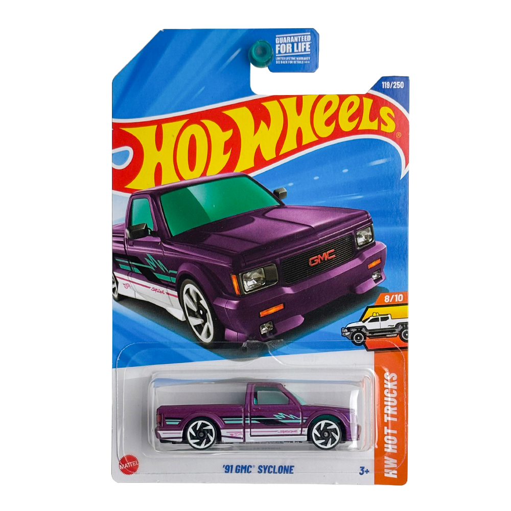 Hot Wheels: 1991 GMC Syclone - Purple (HW Hot Trucks)