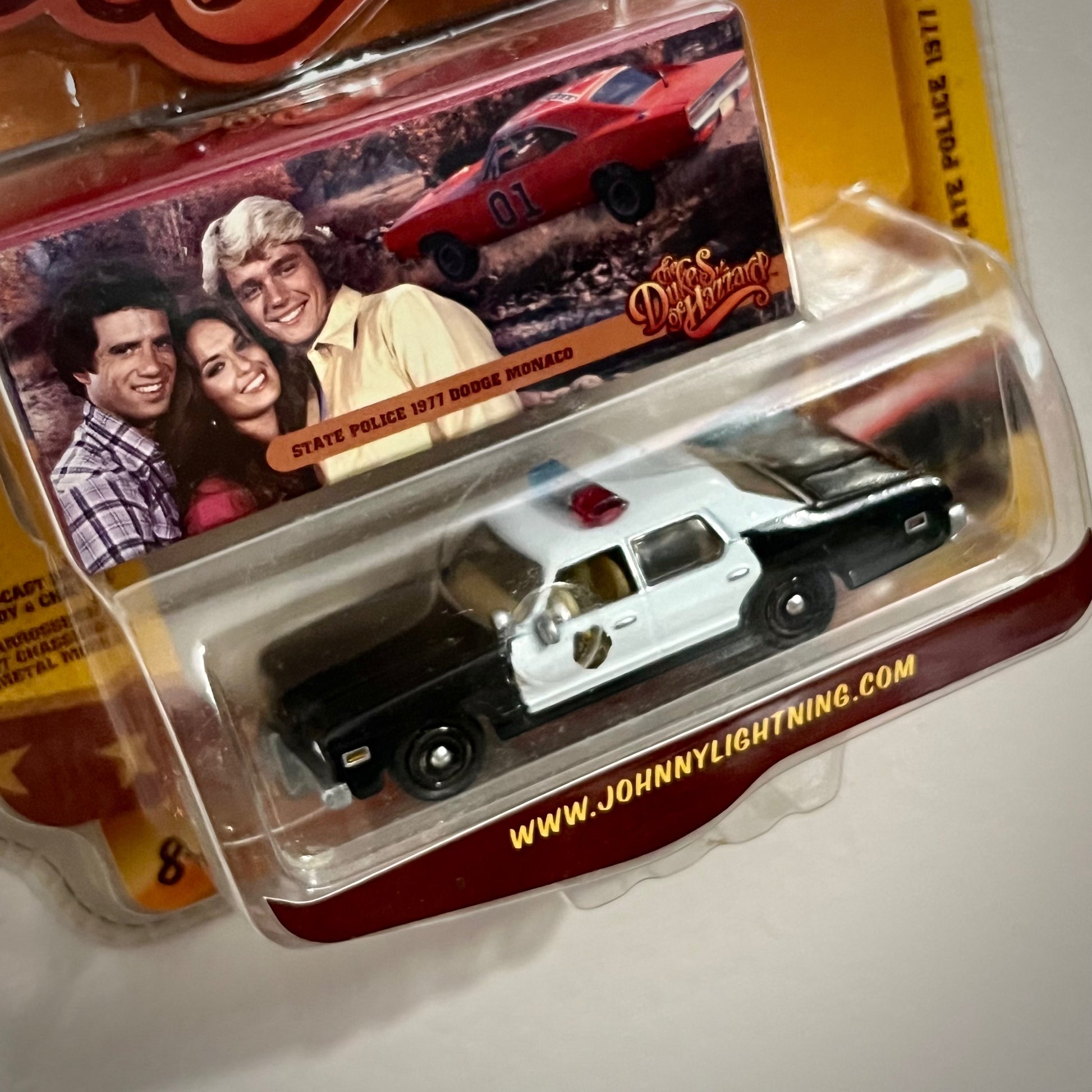 Johnny Lightning: Dukes of Hazzard - State Police '77 Dodge Monaco (Release 4) image 1