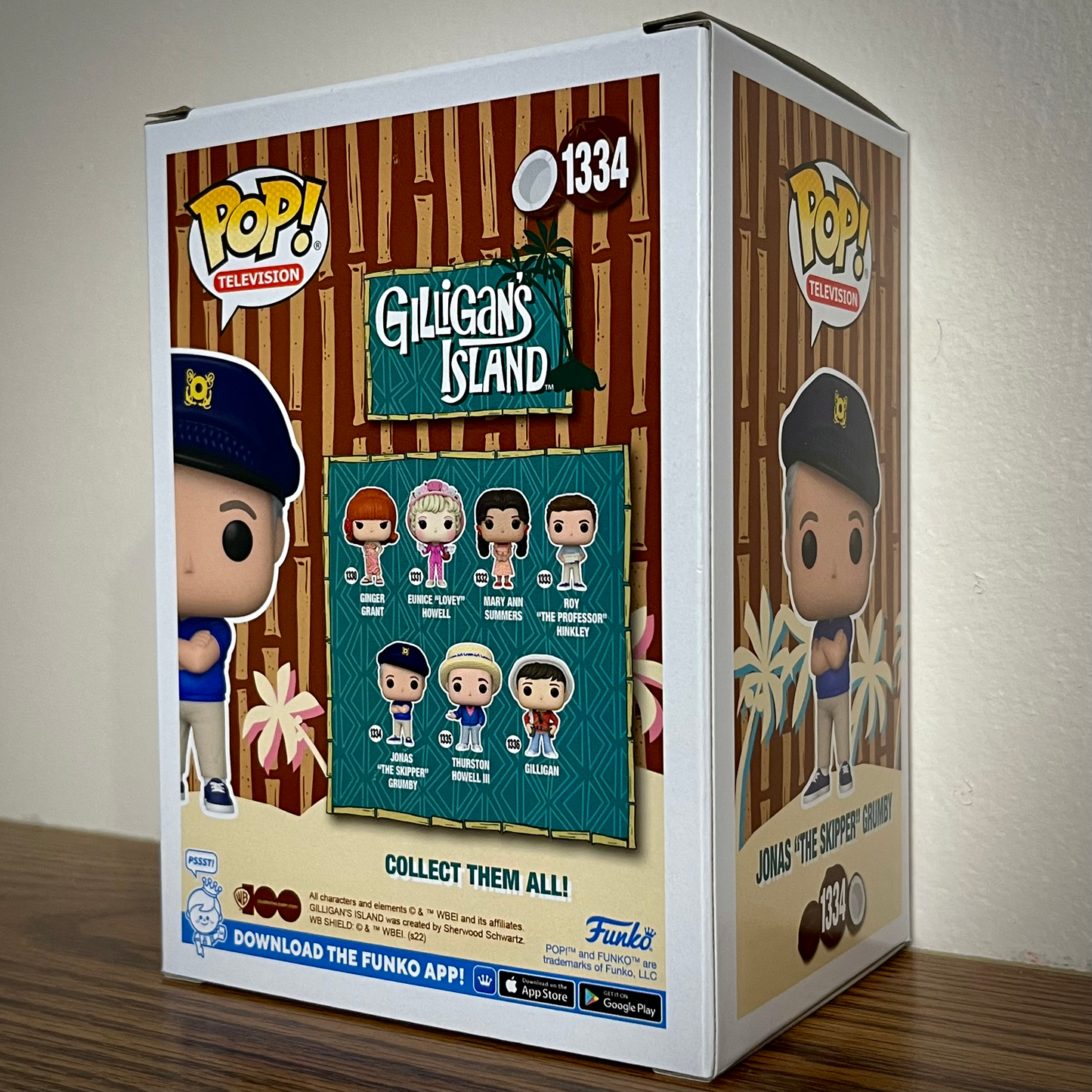 Funko Pop! Gilligan's Island - Jonas "The Skipper" Grumby #1334 image 2