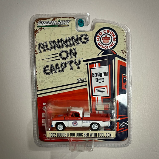 Greenlight: 1962 Dodge D-100 Long Bed w/ Toolbox - Running on Empty (Series 2) image 0