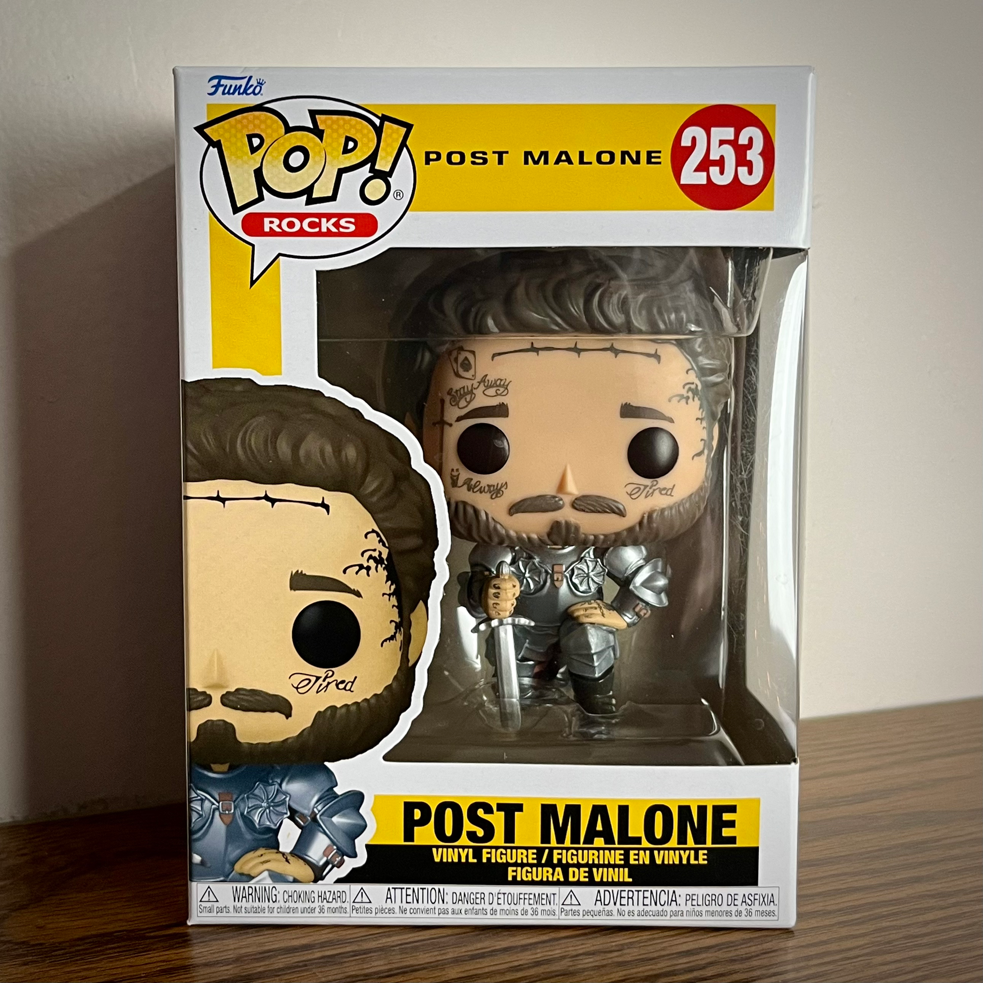 Funko Pop! Rocks - Post Malone in Armor #253 image 1